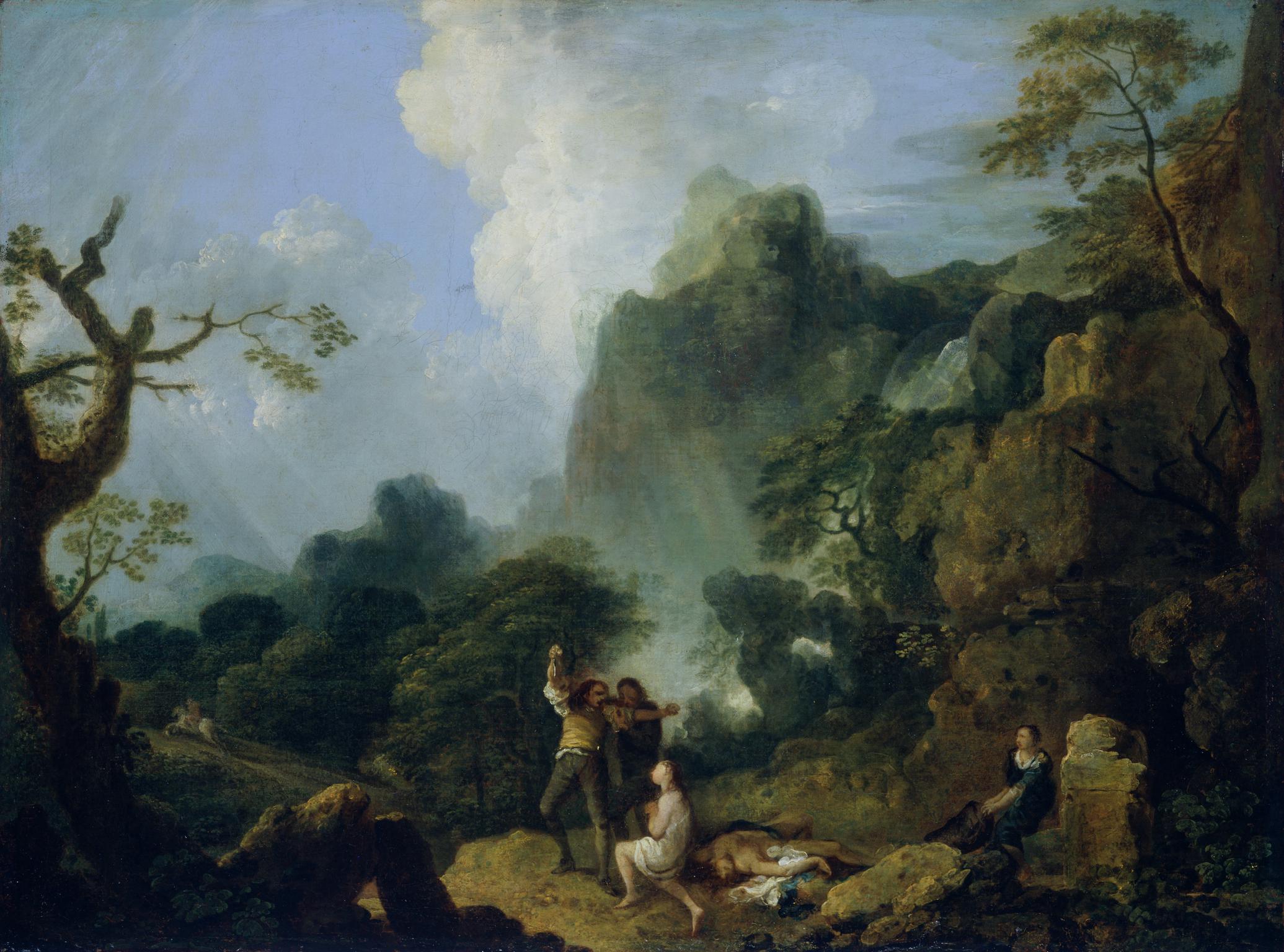 Landscape with banditti: the murder