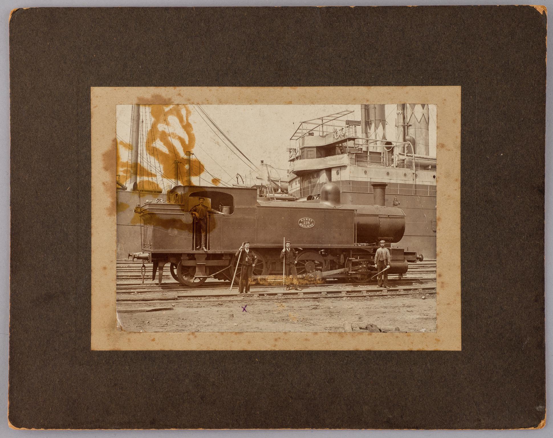 Barry Railway locomotive, photograph