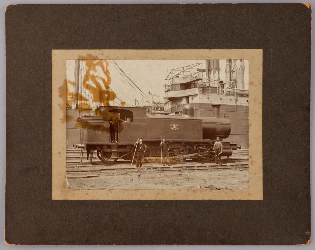 Barry Railway 0-6-2T &#039;K&#039; class locomotive no.118. - Mounted Print