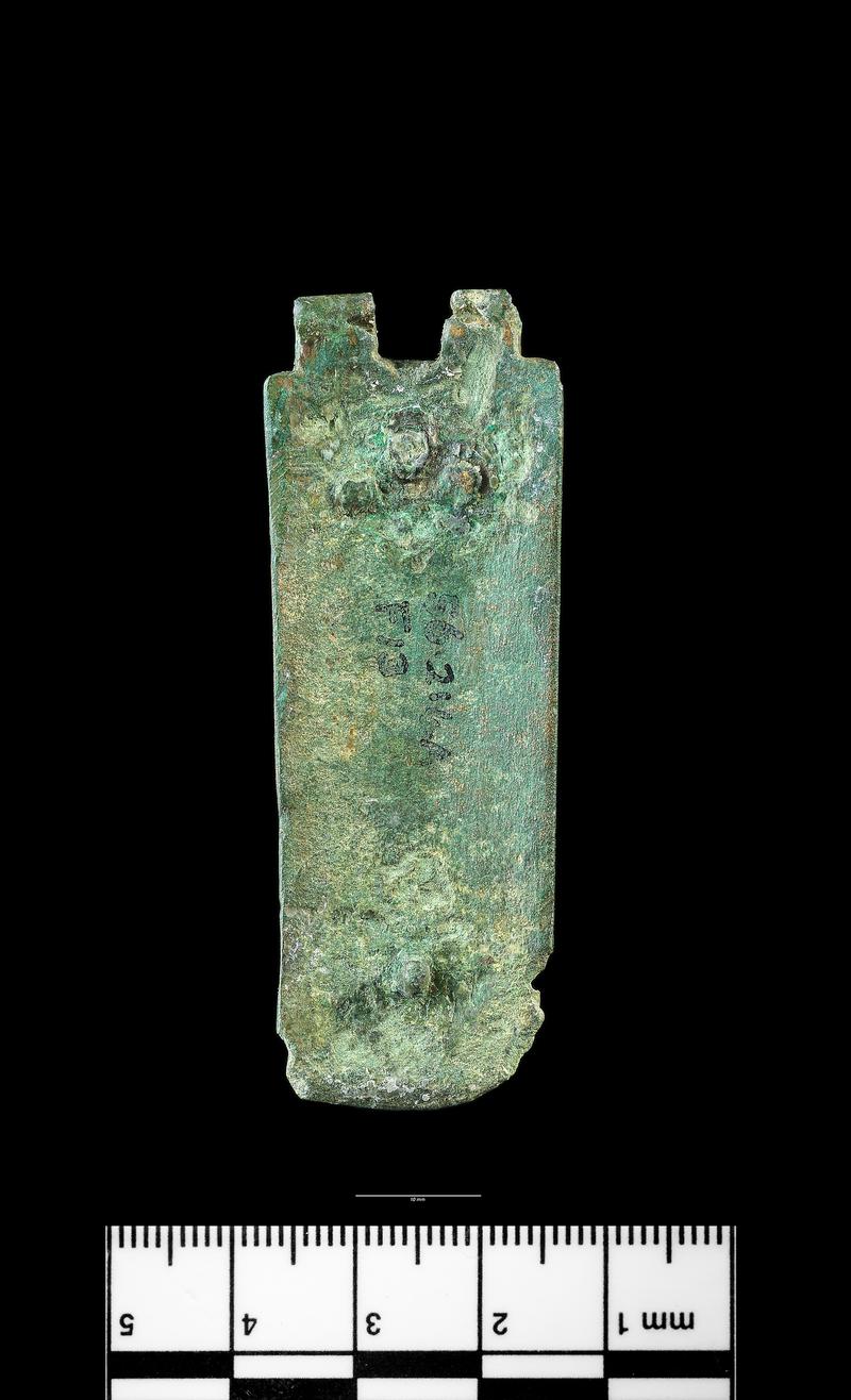 Roman copper alloy buckle plate