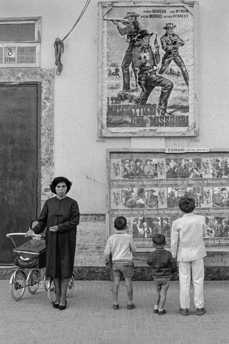 ITALY. Brindisi. The local cinema. 1964.