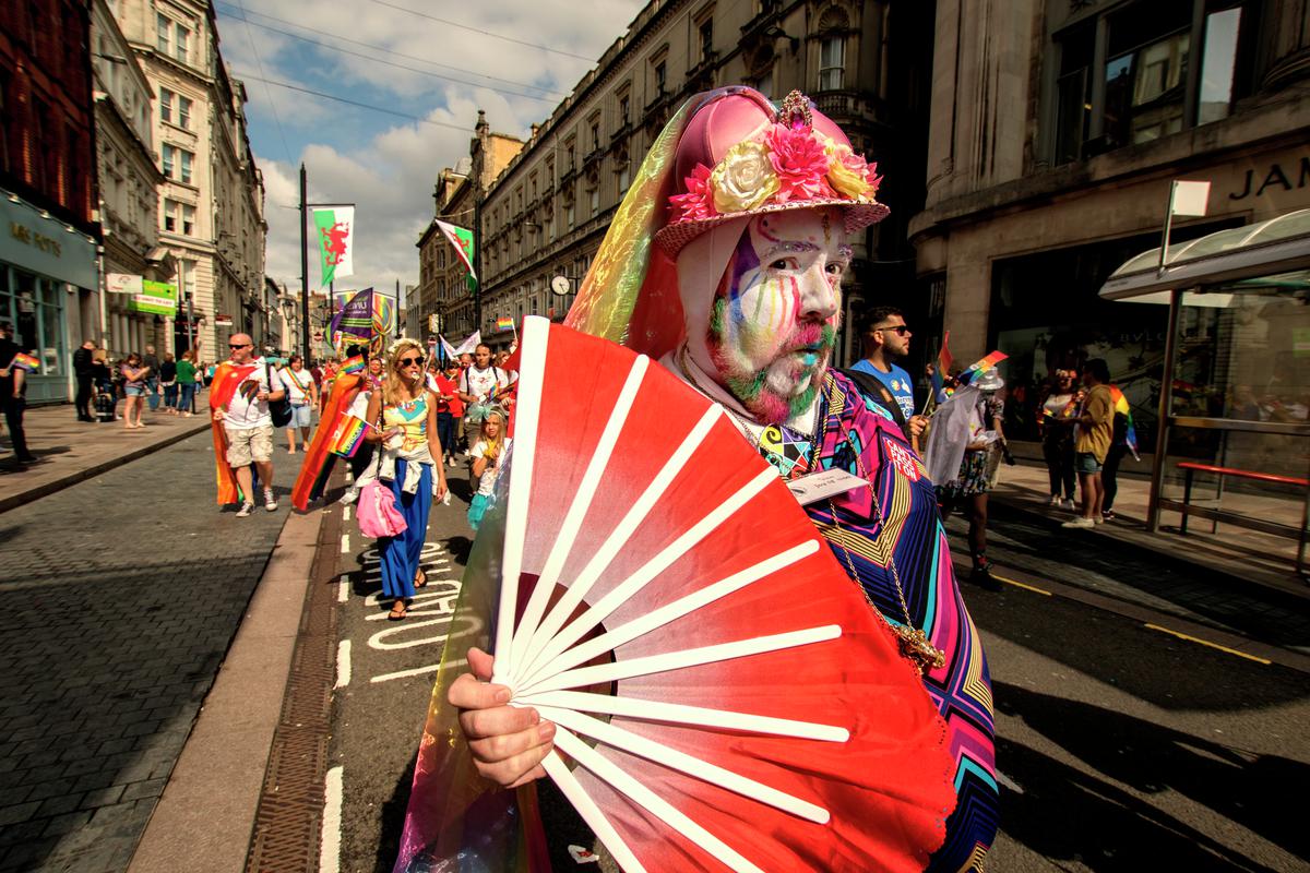Digital photograph taken at Pride Cymru, Cardiff, 25 August 2018