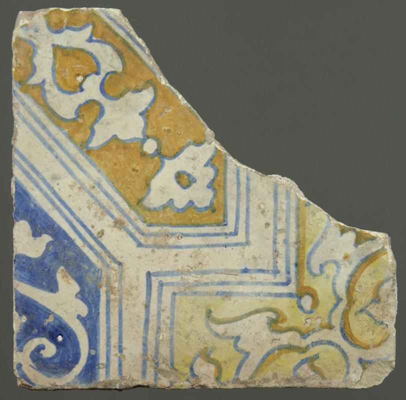 Post-Medieval ceramic floor tile