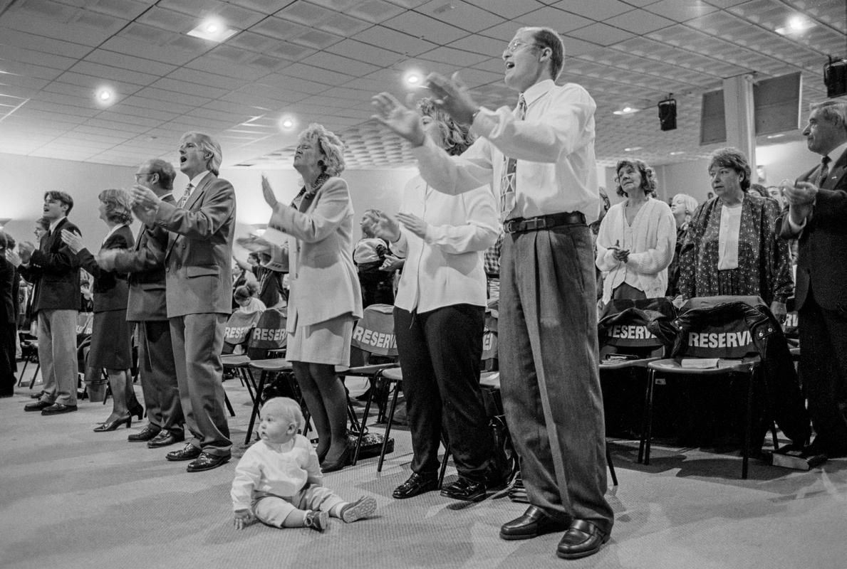 GB. WALES. Newport. Evangelical meeting. 1996.