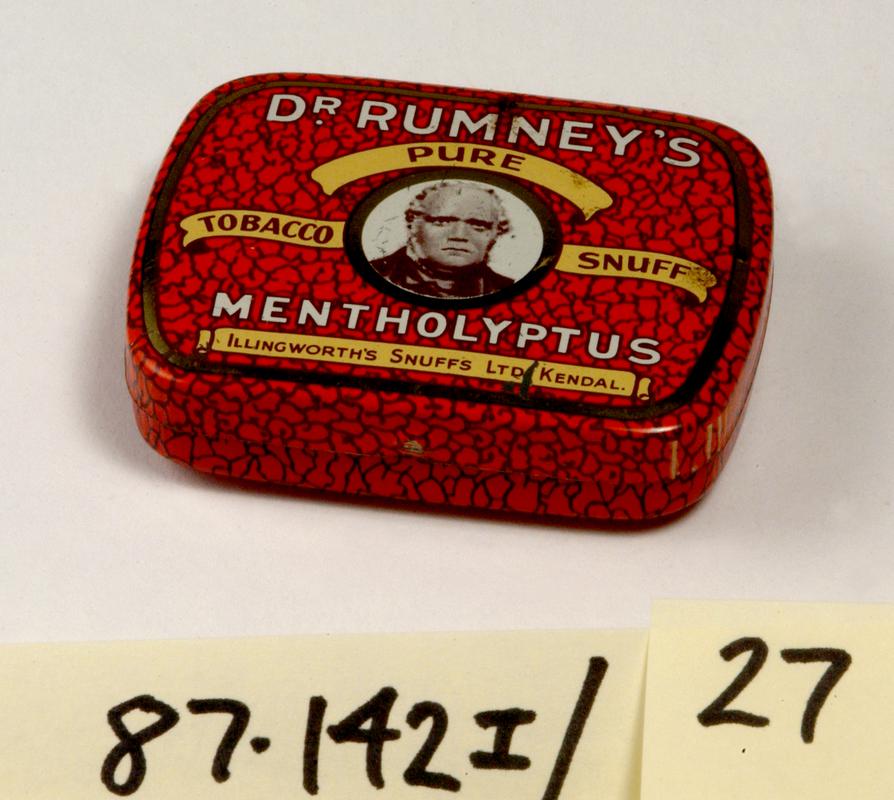 Dr.Rumney&#039;s tobacco snuff tin
