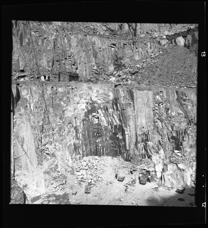 General view of a gallery at Dinorwig Quarry.