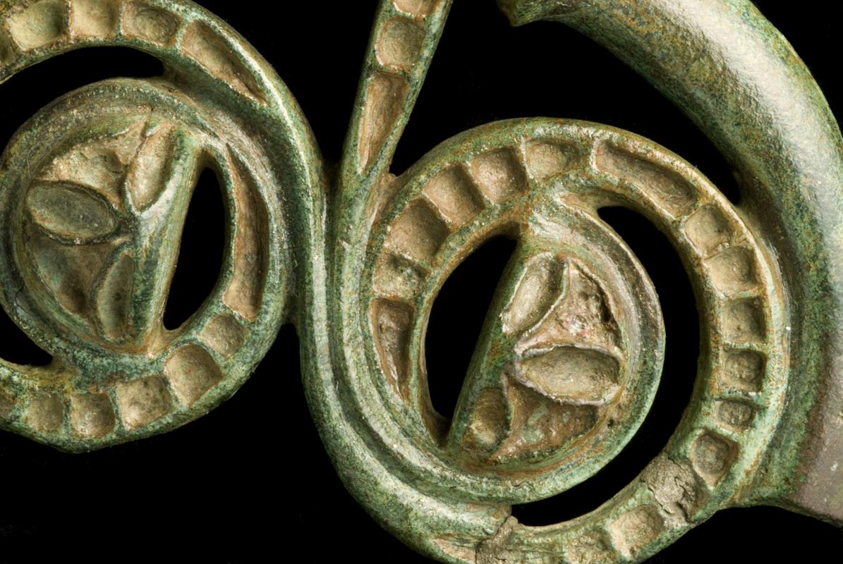 Iron Age / Roman copper alloy bridle bit ring