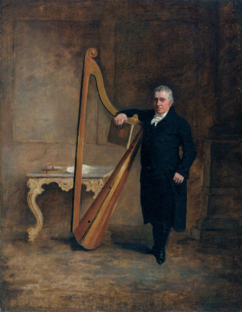 Griffith Owen, harpist to the Corbet family of