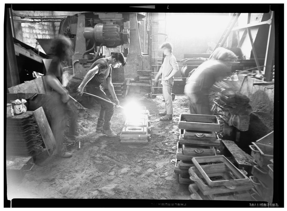 South Wales malleable iron foundry, negative