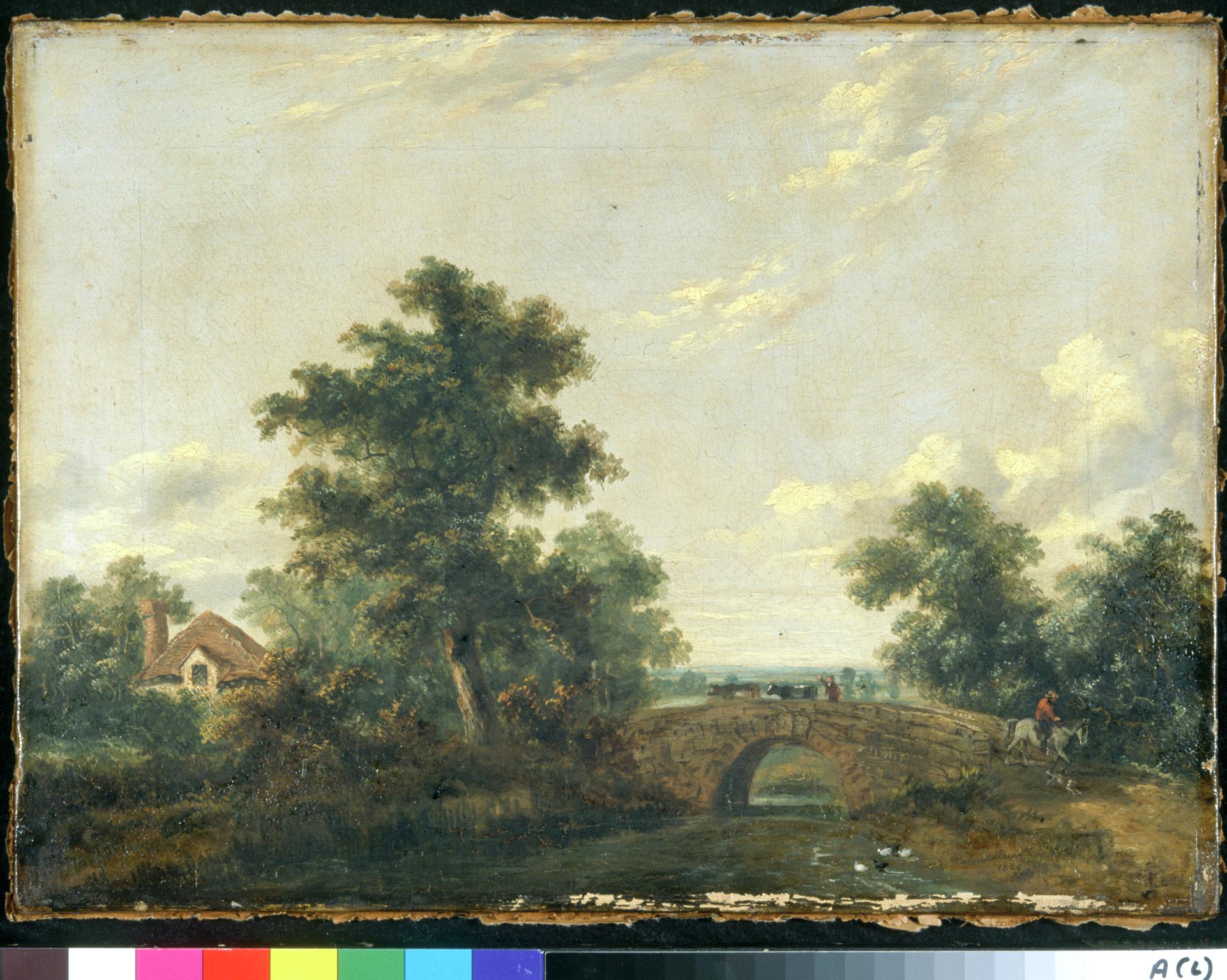 Landscape with bridge