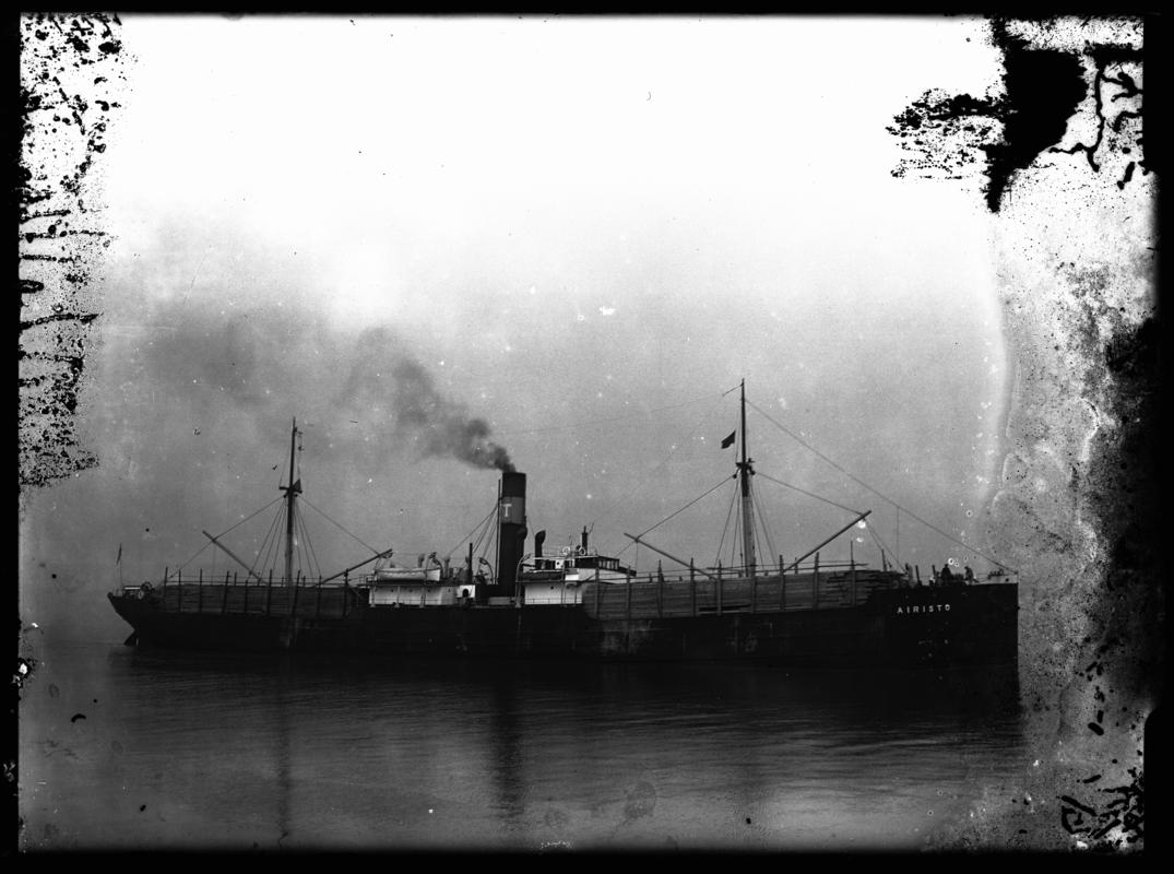 S.S. AIRISTO, glass negative