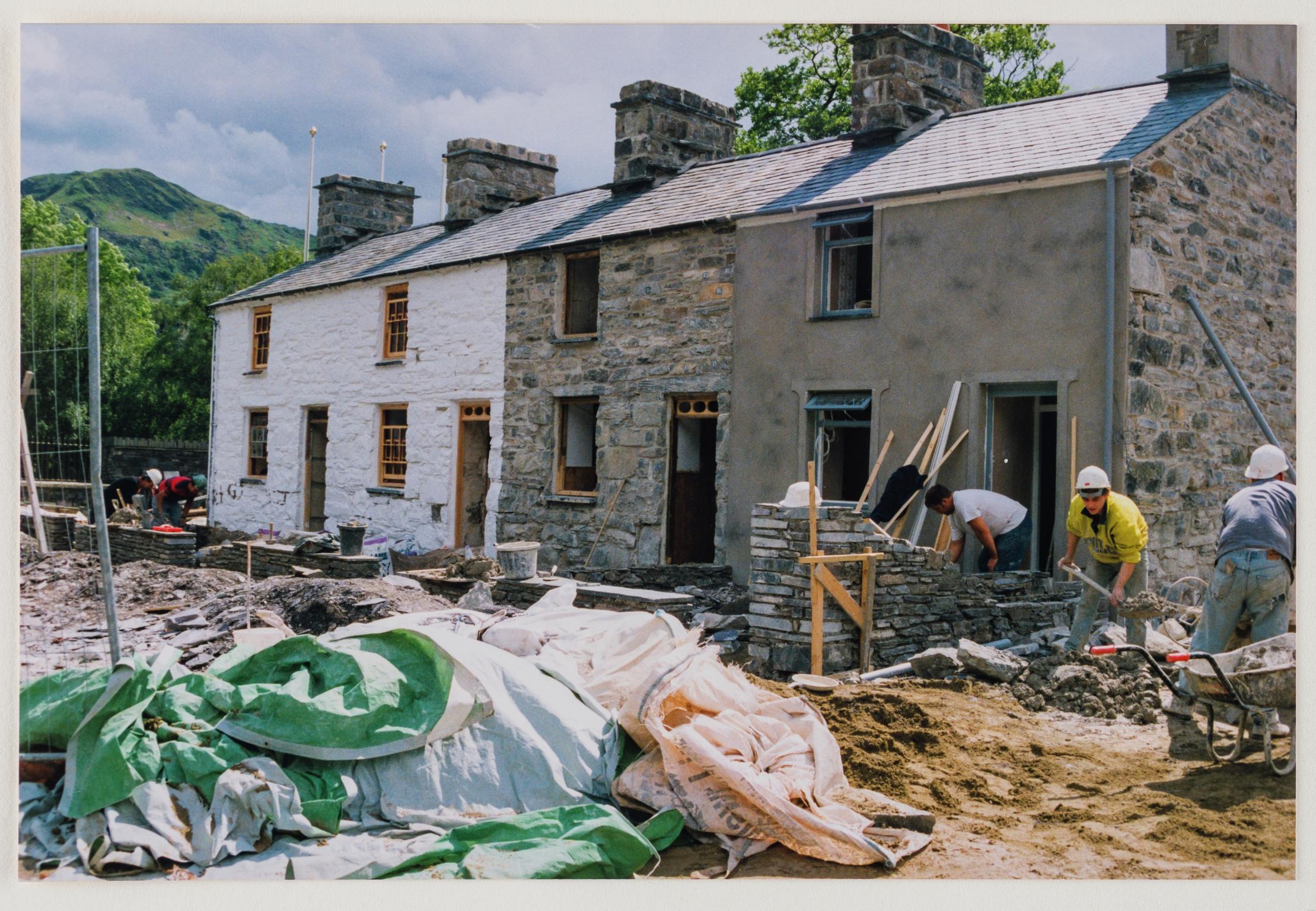 Rebuilding Fron Haul at Welsh Slate Museum, photograph