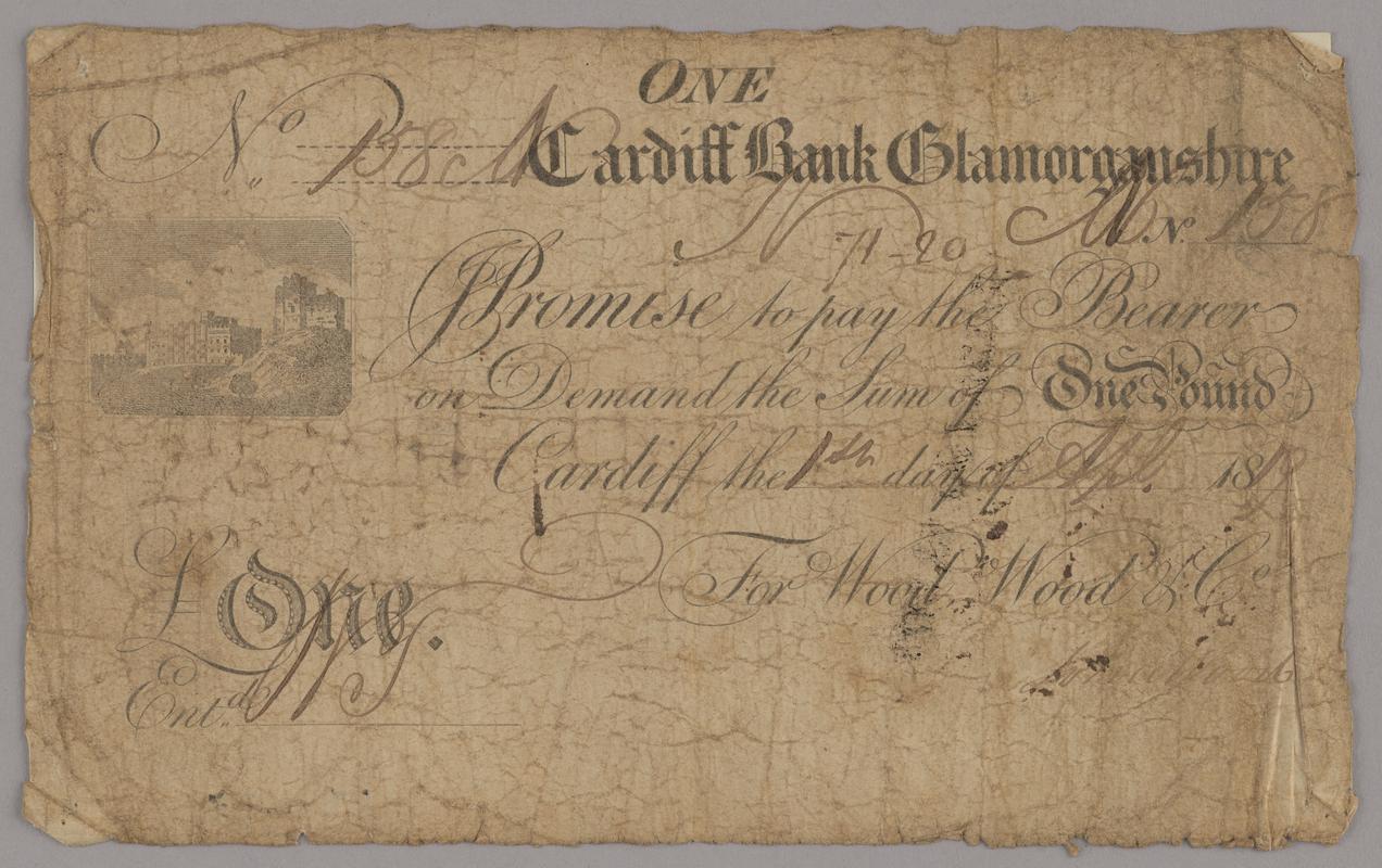 Cardiff Bank, bank note
