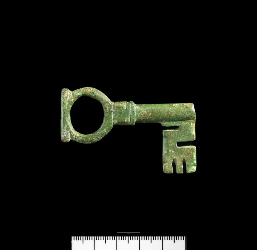 Roman copper alloy rotary lock key