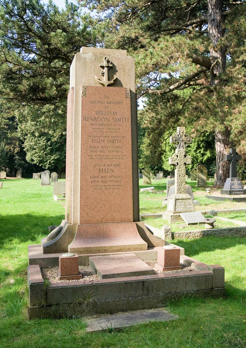 Sir William Reardon Smith&#039;s grave at Cathays Cemetery, cardiff