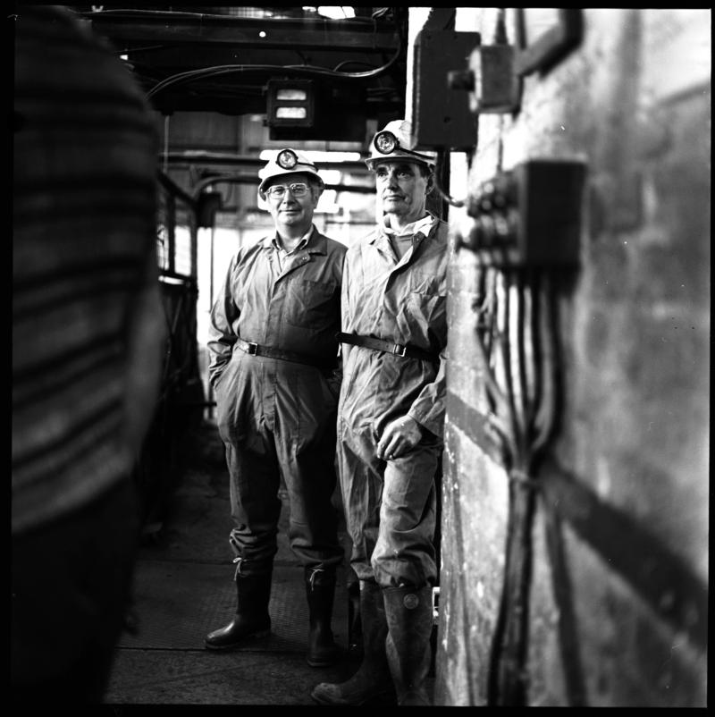 Two miners, Lewis Merthyr Colliery.