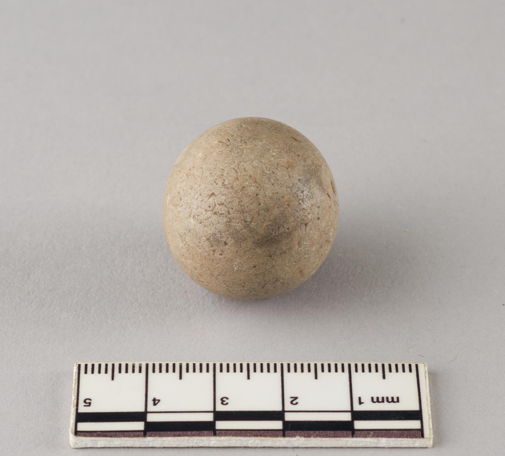 Roman stone ballista ball