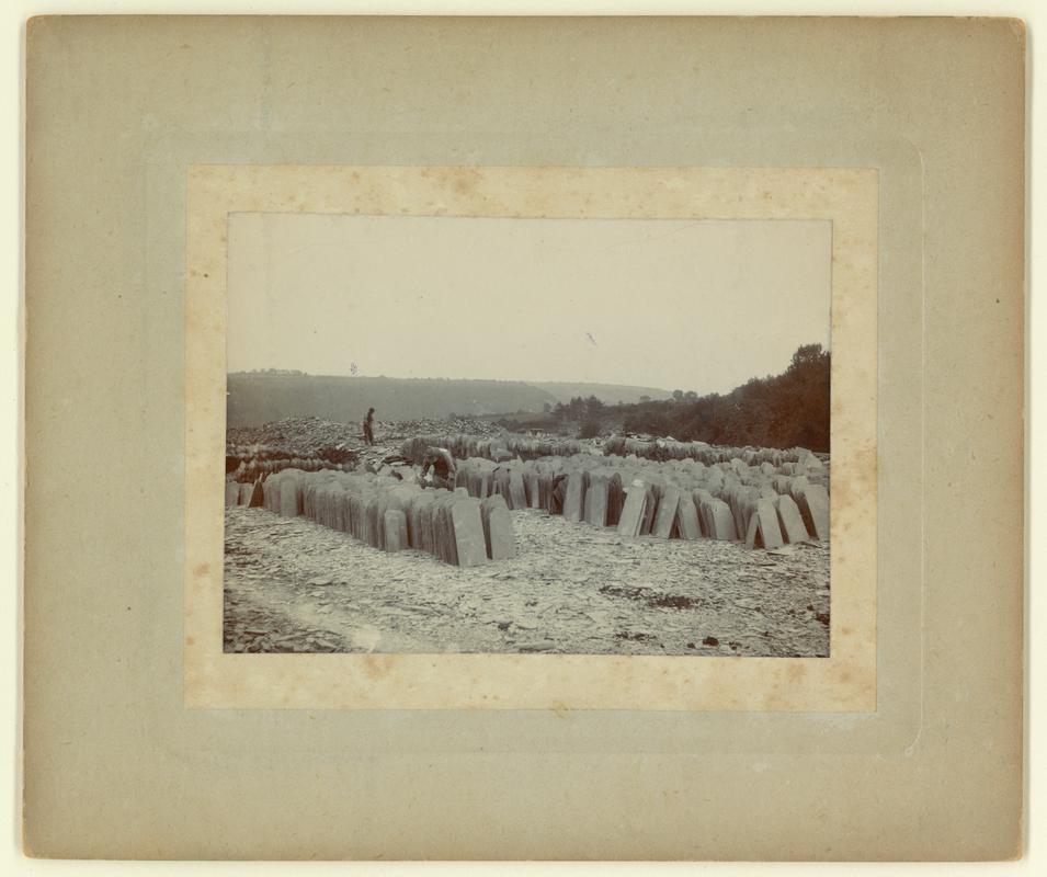 Gilfach slate quarry, photograph