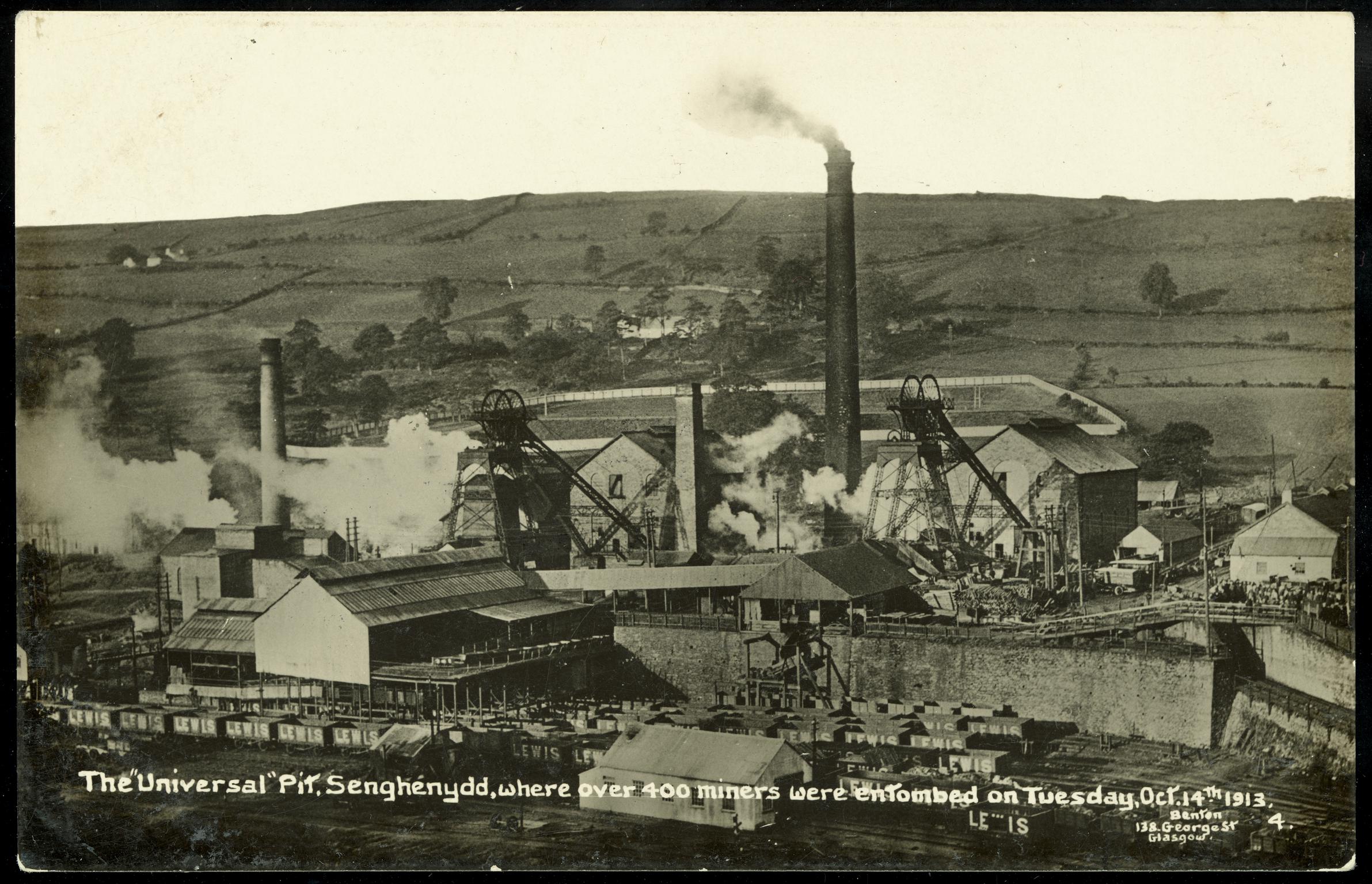 Universal Colliery, Senghenydd, postcard