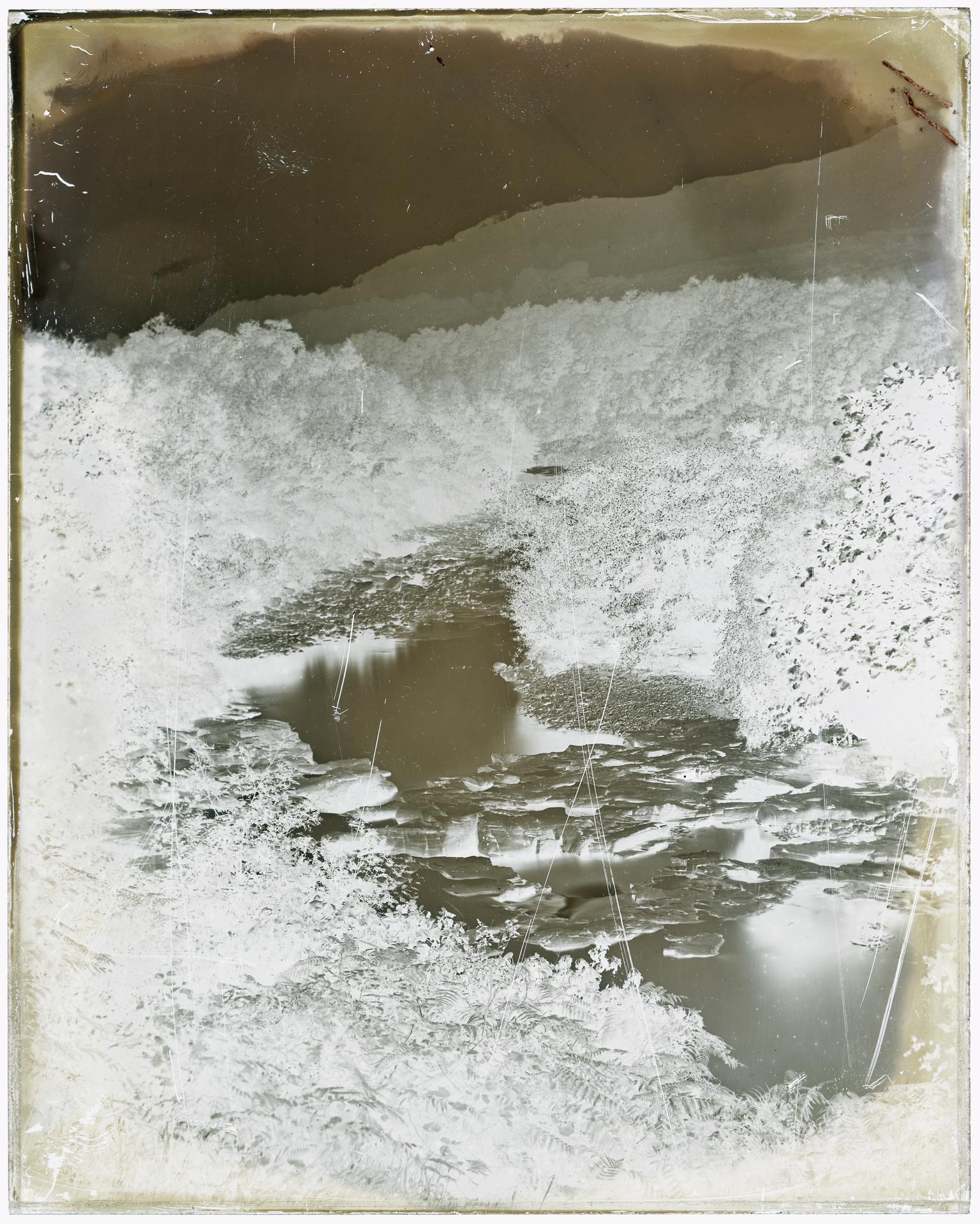 River Dulais, glass negative
