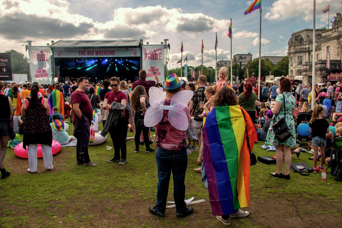 Digital photograph taken at Pride Cymru, Cardiff, 26 August 2017.