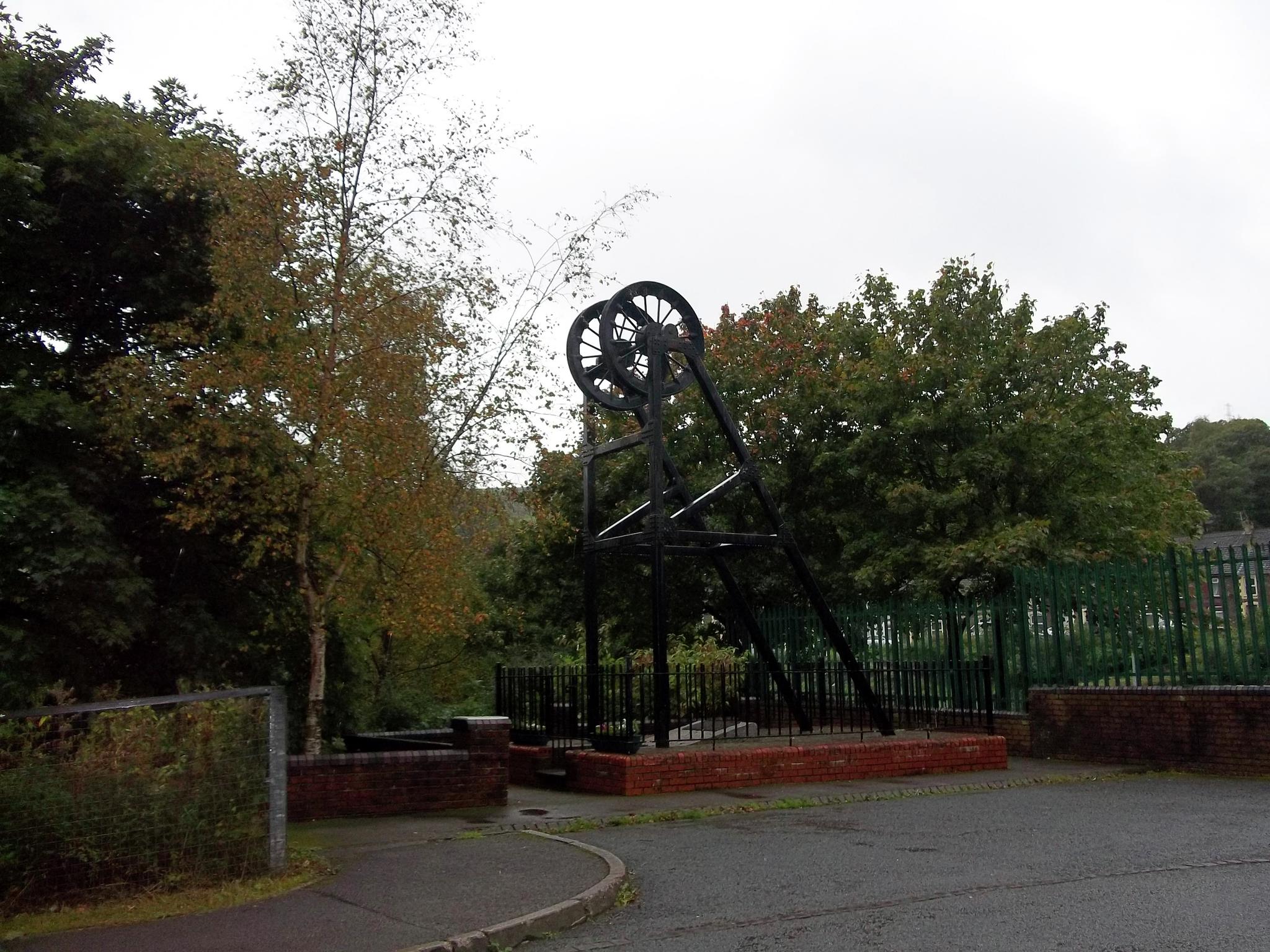 Universal Colliery, Senghenydd memorial, photograph