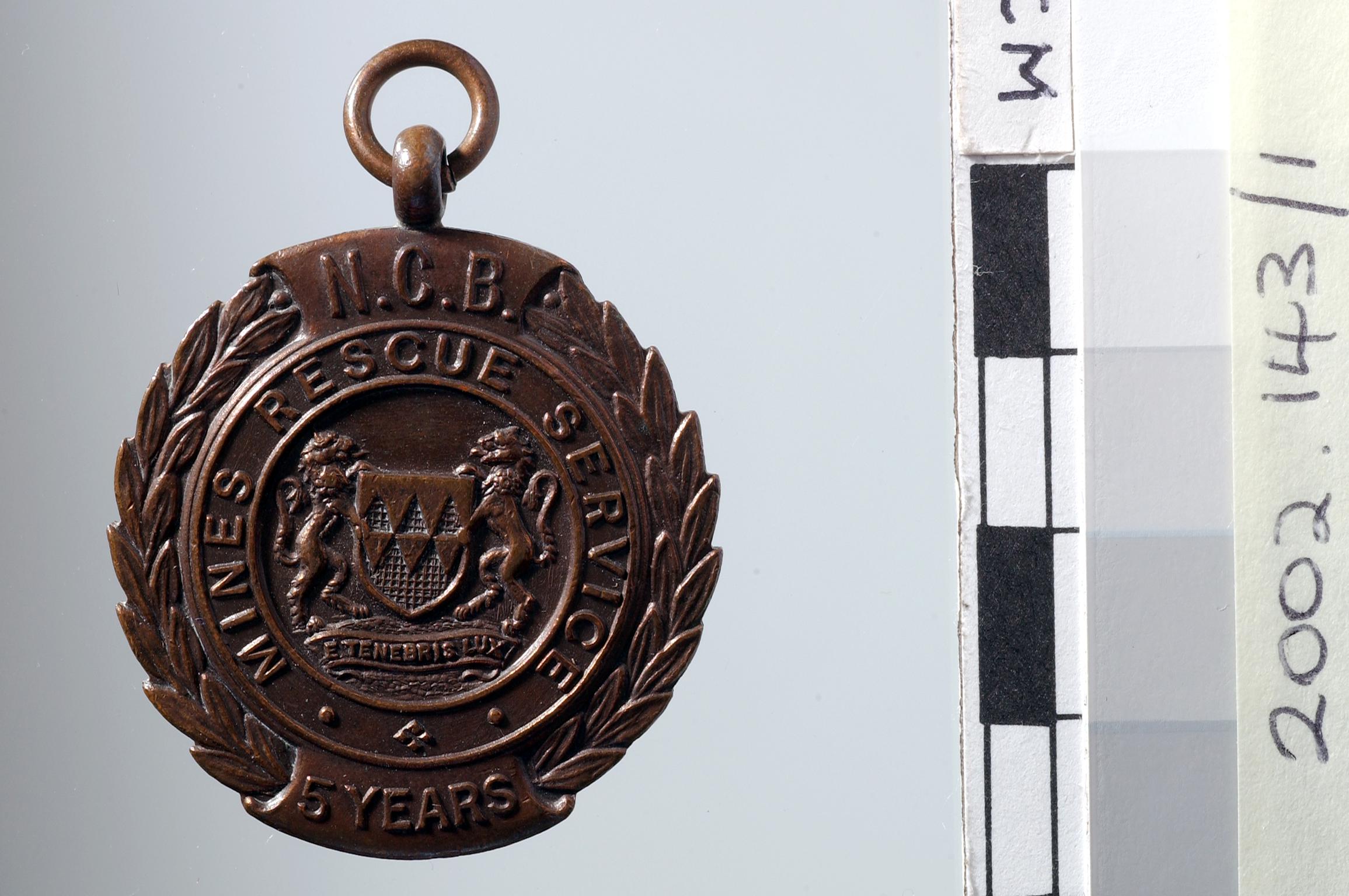 Mines Rescue Service Long Service medal
