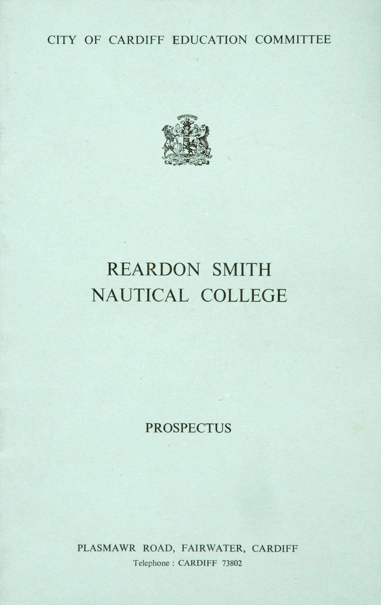 Reardon Smith Nautical College (prospectus)