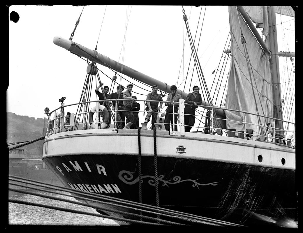 4 masted barque PAMIR at Penarth