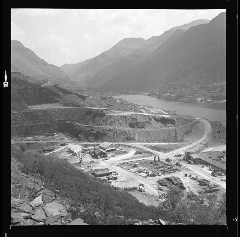 Dinorwig Quarry.  Photograph taken during a &#039;nature trail&#039; around Dinorwig Quarry, April 1976.



2014.35/186-188 appear on the same strip negative.