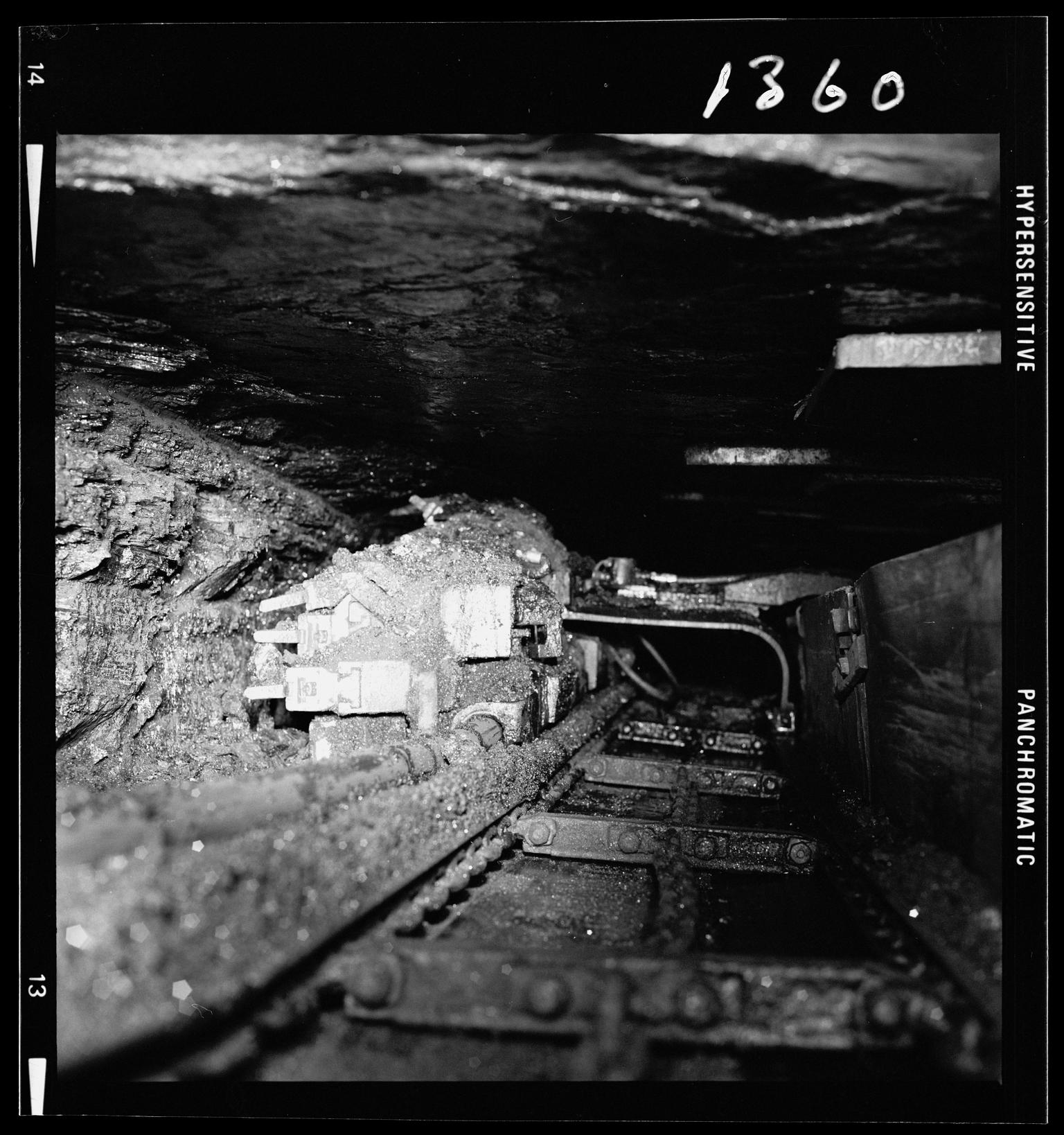 Treforgan Colliery, film negative