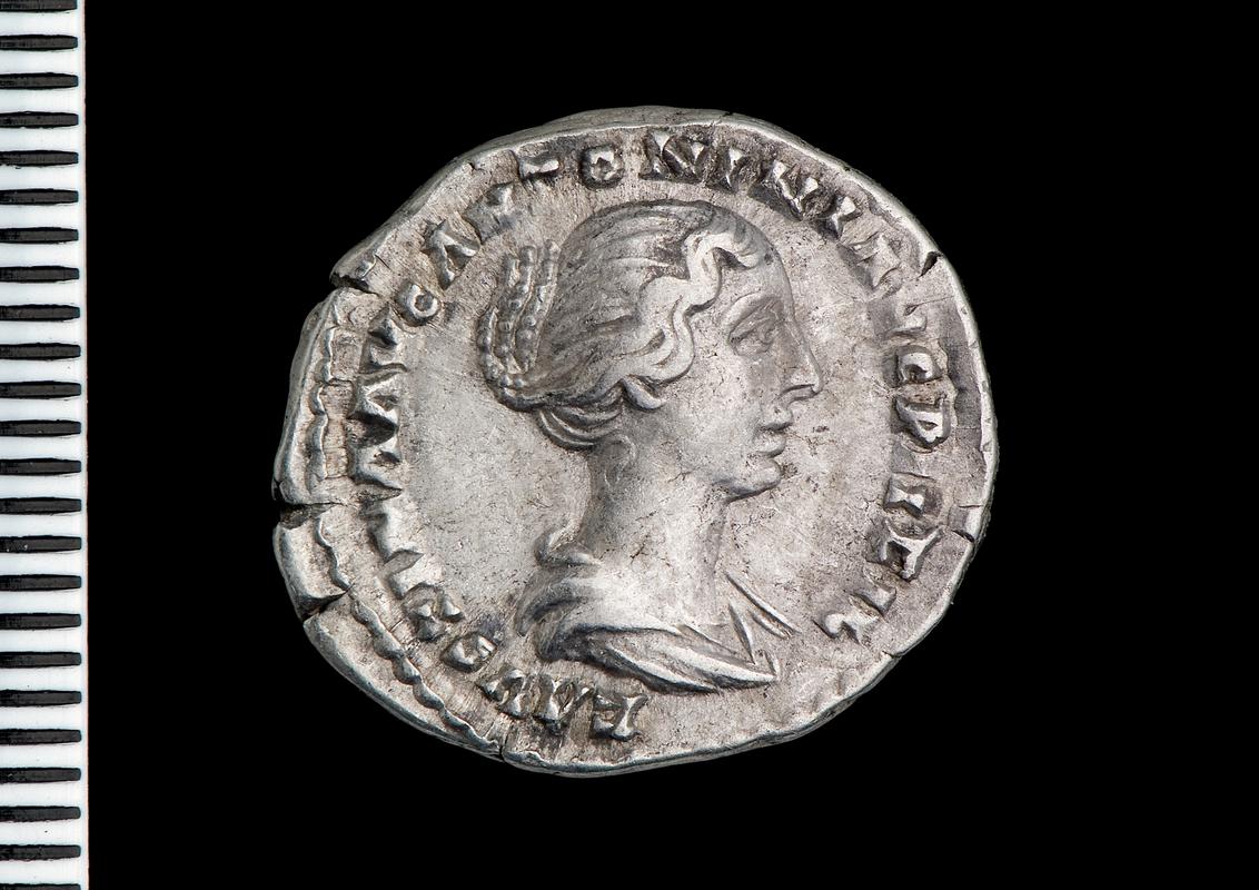 silver denarius (obv.)