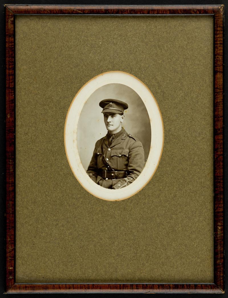 Photograph of Lieutenant, Royal Engineers, 1914-1918 from Pennard, Glam.