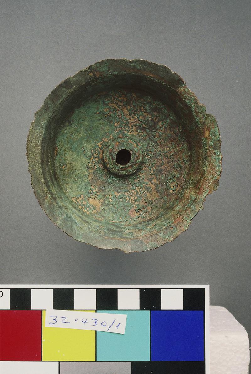 Medieval copper alloy candlestick