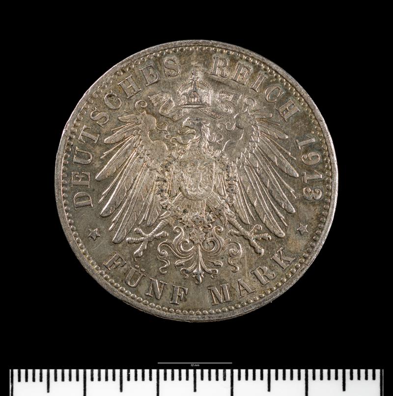 German States (Bavaria) five mark