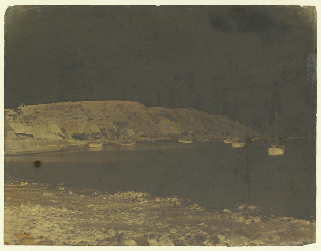 Wax paper calotype negative. Oystermouth (1855-1860)