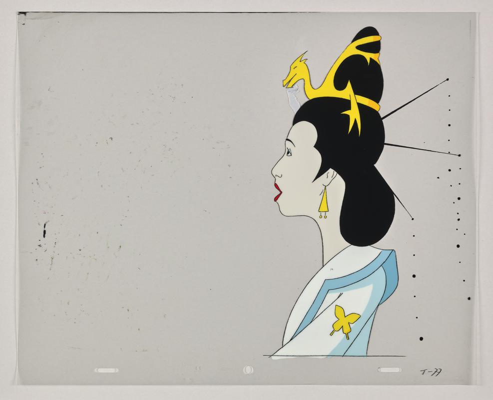 Turandot animation production artwork showing the character Turandot.