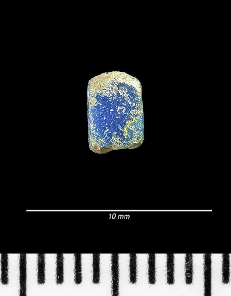 Roman glass square sectioned bead