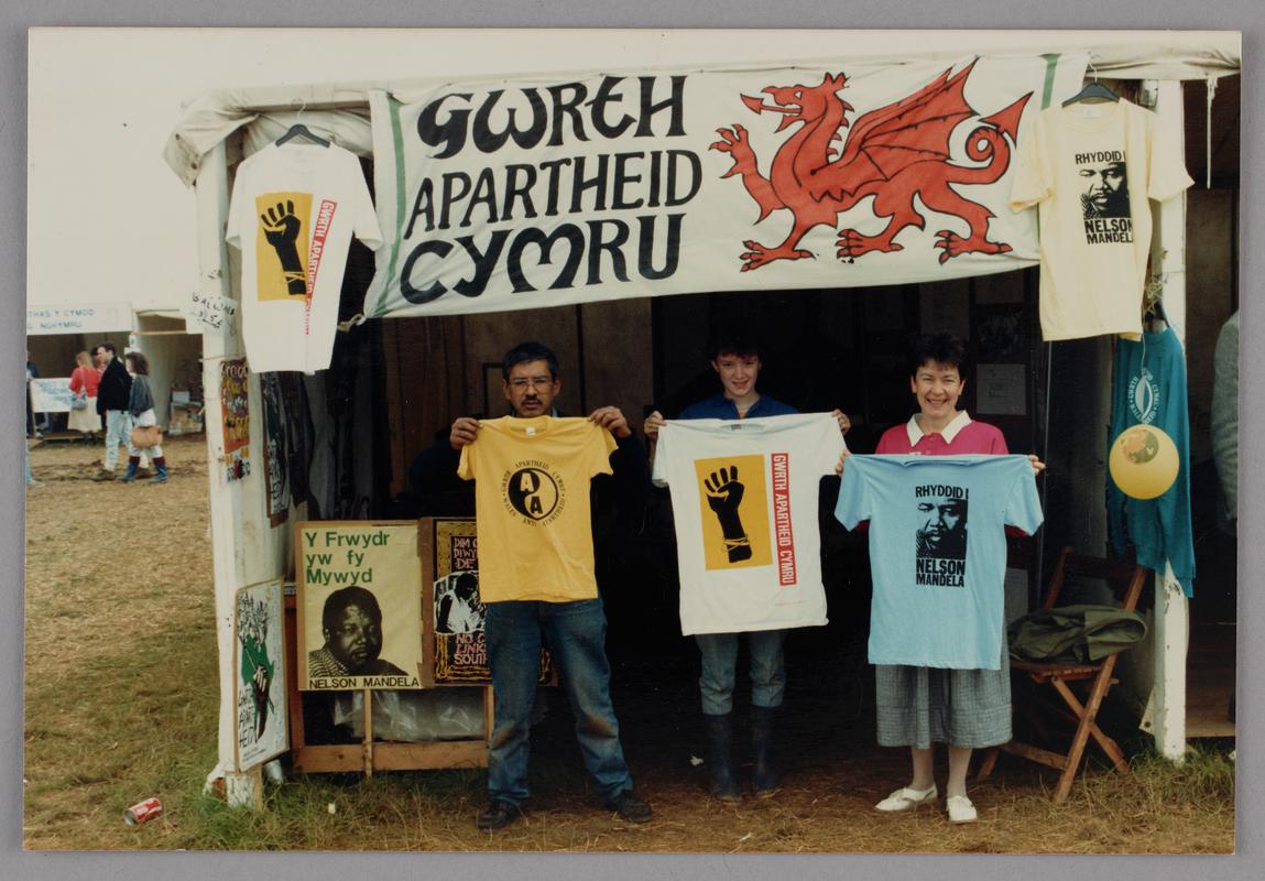 Wales Anti-Apartheid eisteddfod stall, 1980s
