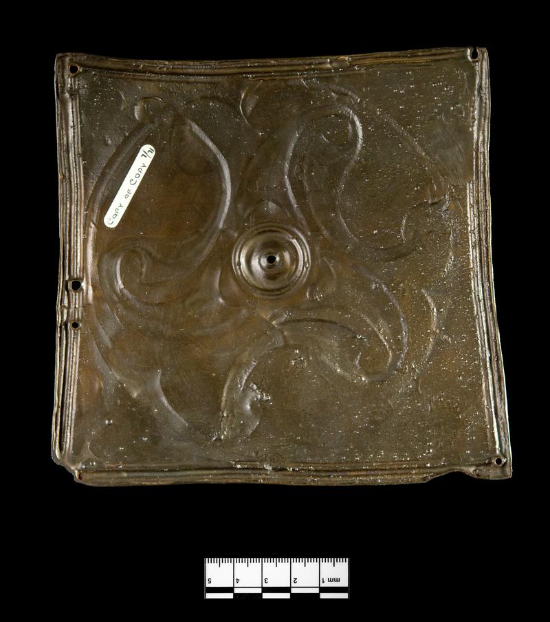 Late Iron Age copper alloy plaque (electrotype)