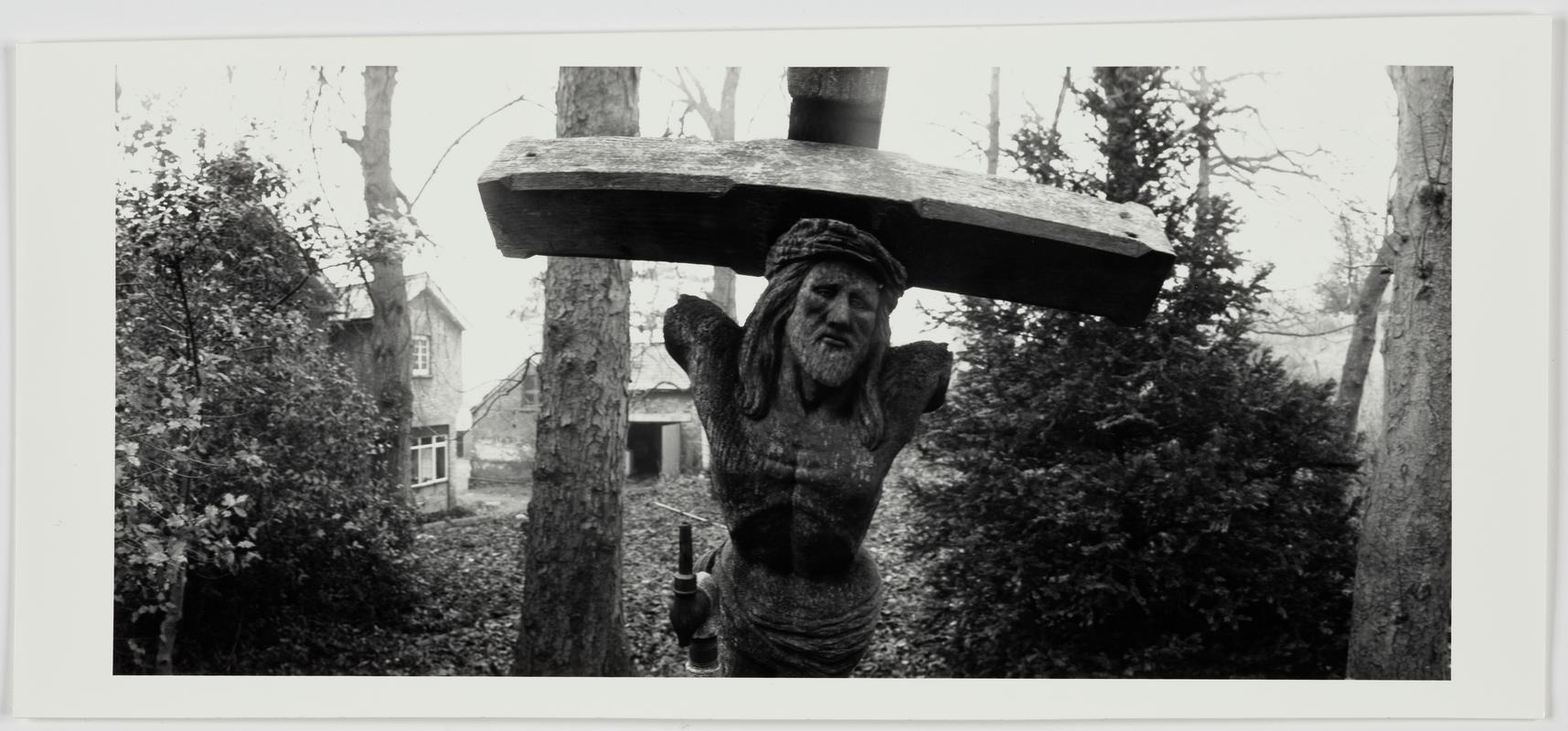 Christ Without Arms, Tap Without Handle. YHA grounds, Brecon. 1977