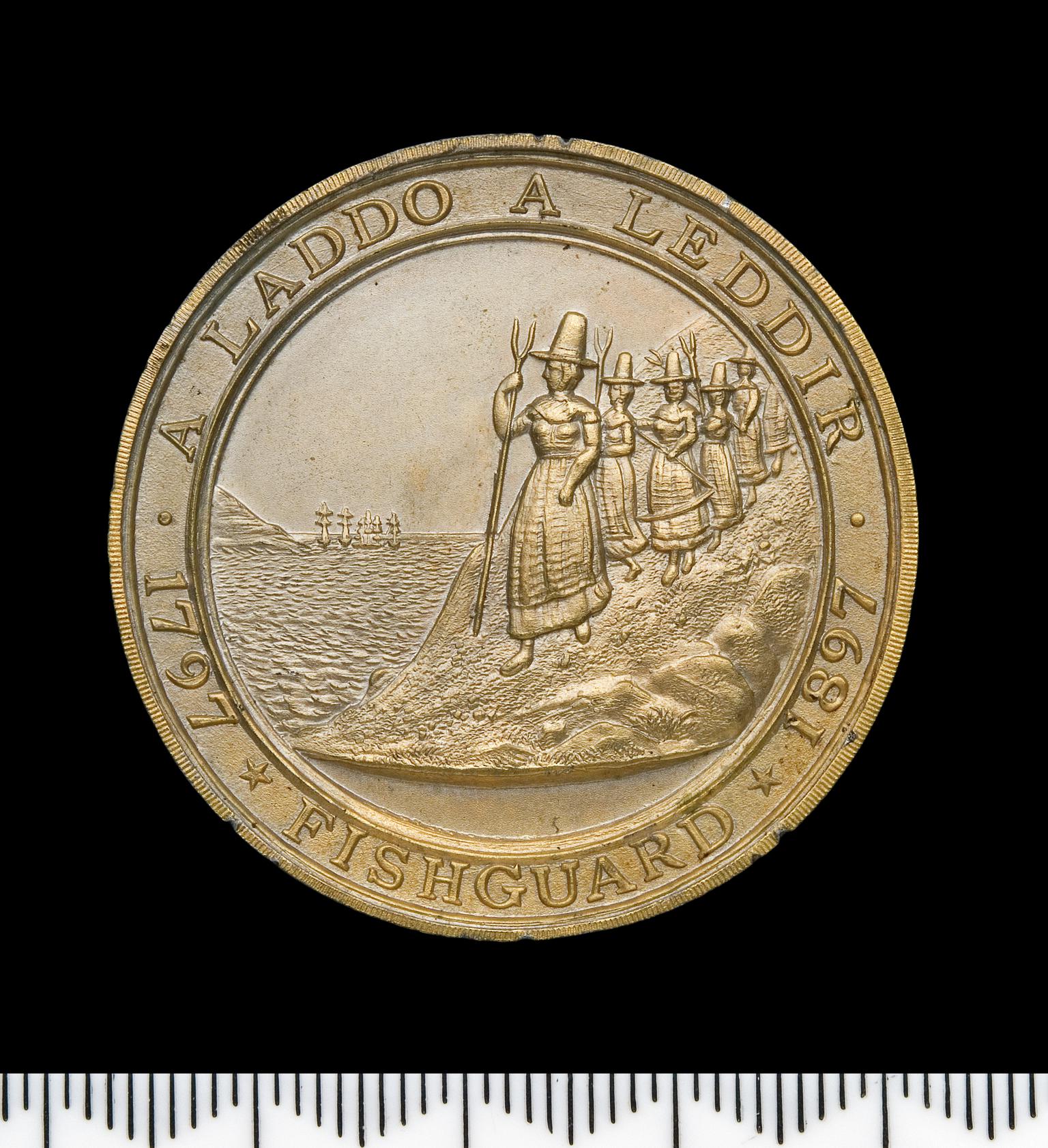 Medal; Fishguard invasion centenary