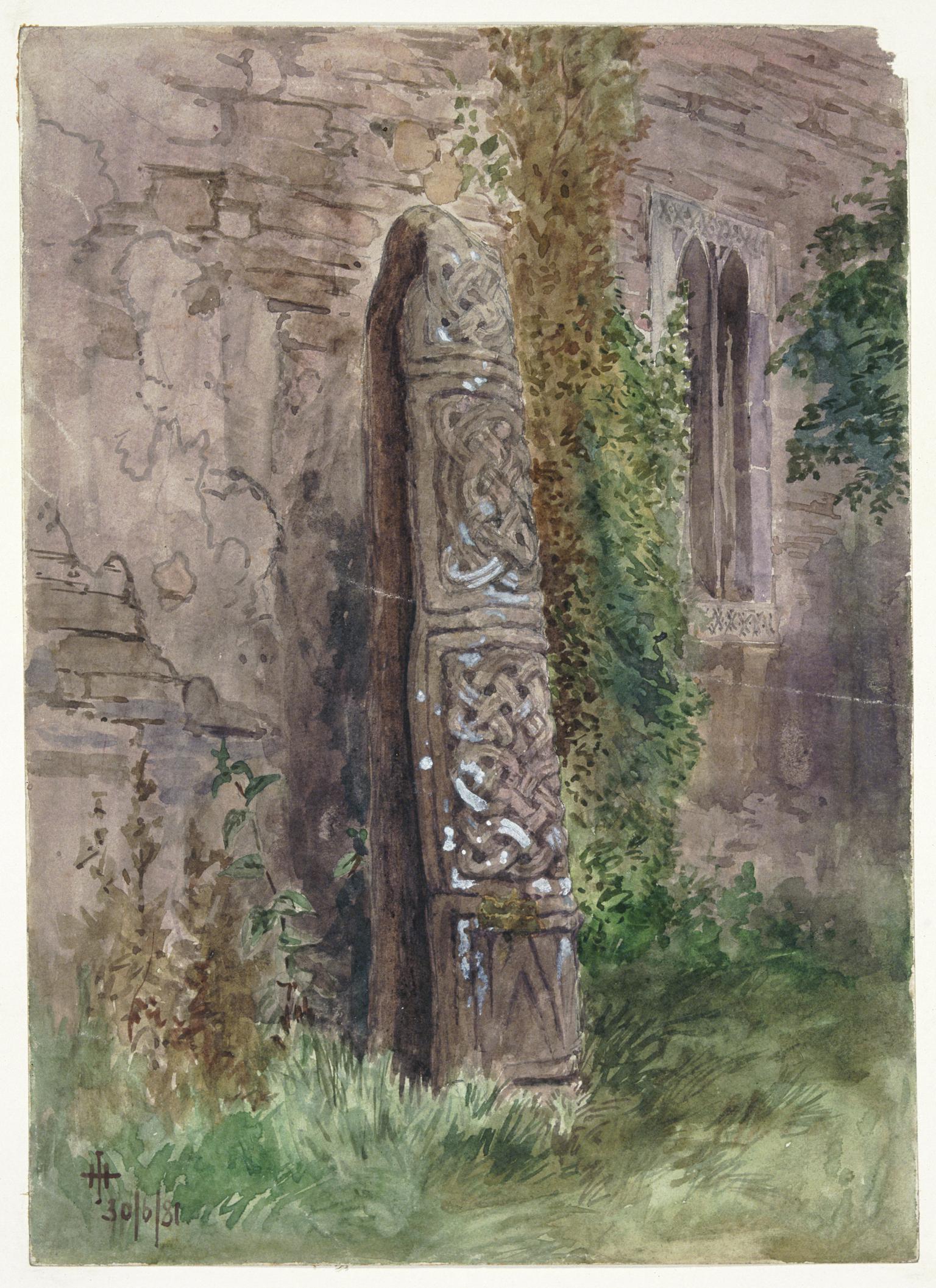 Carved stone, Llantwit Major