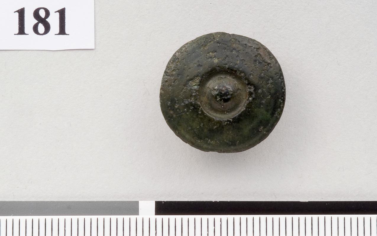Late Bronze Age bronze button