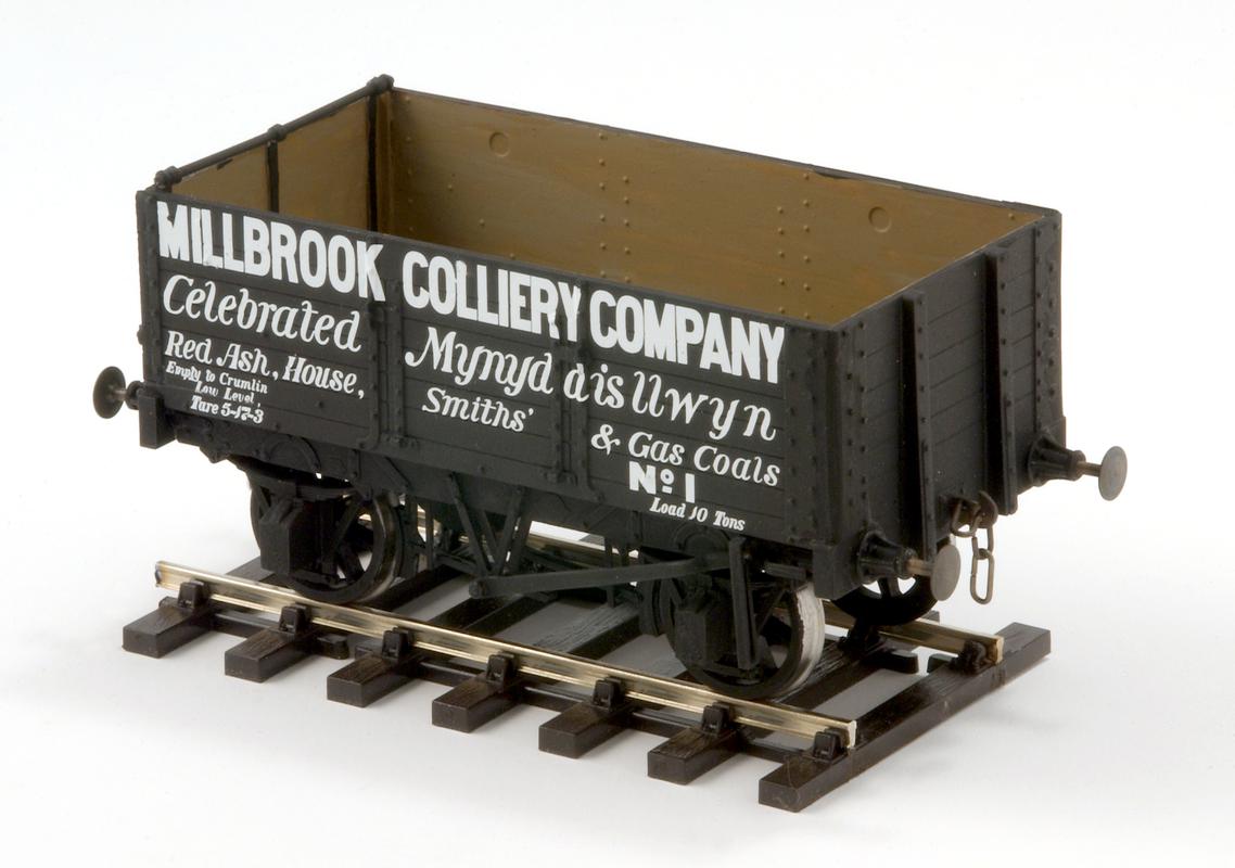 model railway wagon : &quot;Millbrook Cllliery Company&quot;