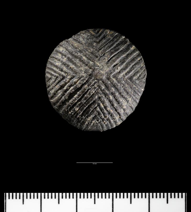 Medieval / Post-Medieval tin alloy dress fastener