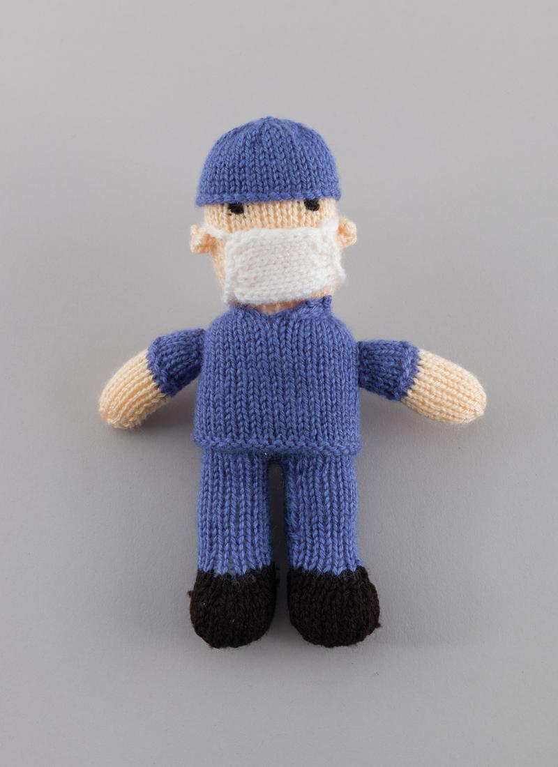 Knitted doctor.