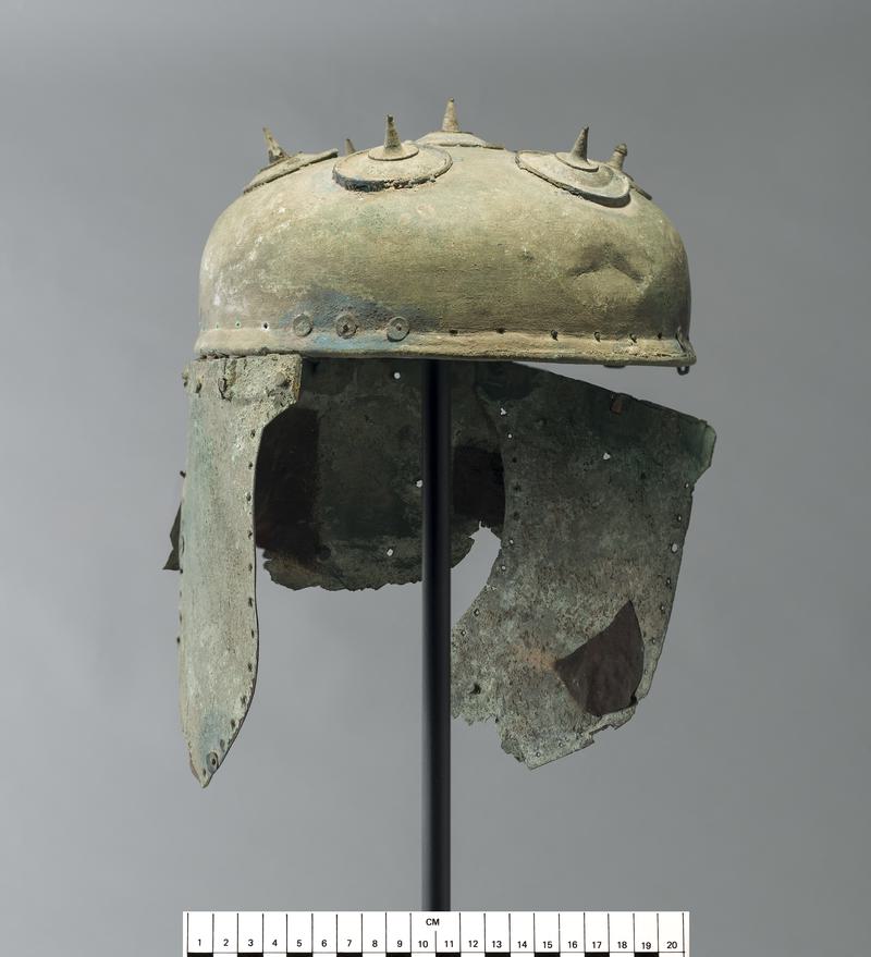 Greek copper alloy helmet