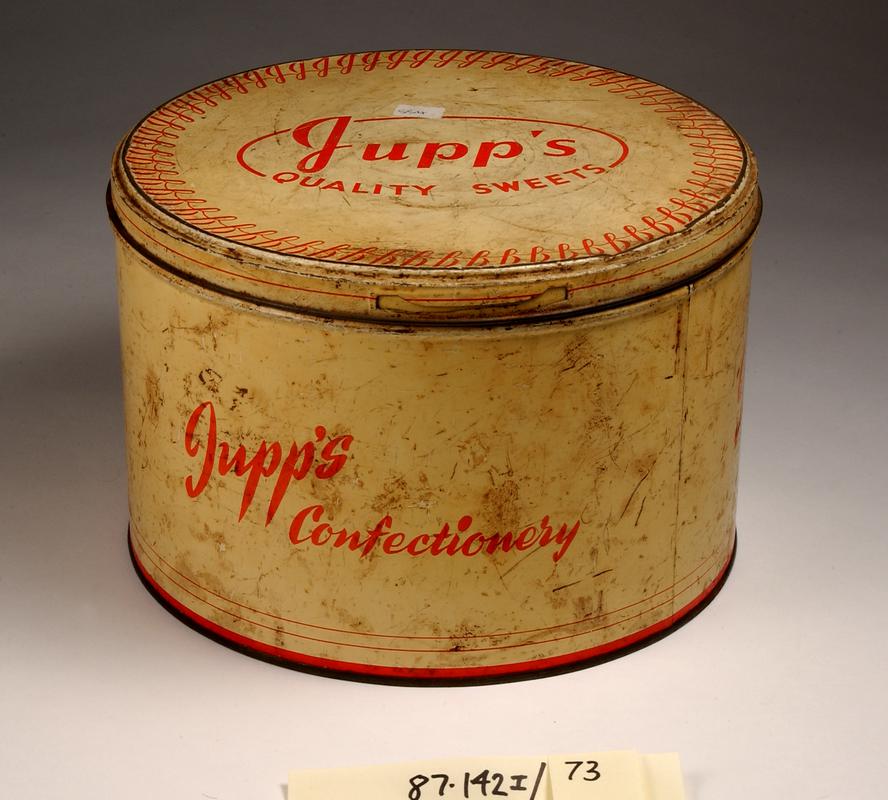 Jupp&#039;s confectionery tin
