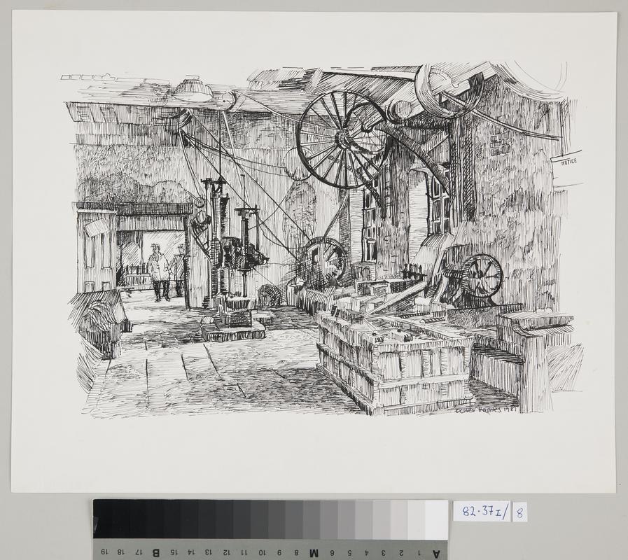 Dinorwic Quarry Workshops Fitting Shop (drawing)